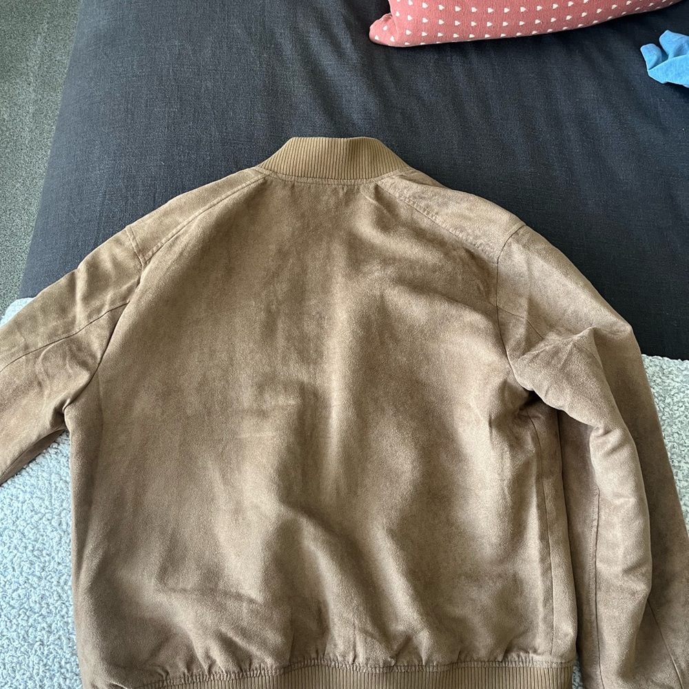 Banana Republic vegan suede bomber jacket - Picture 3 of 3
